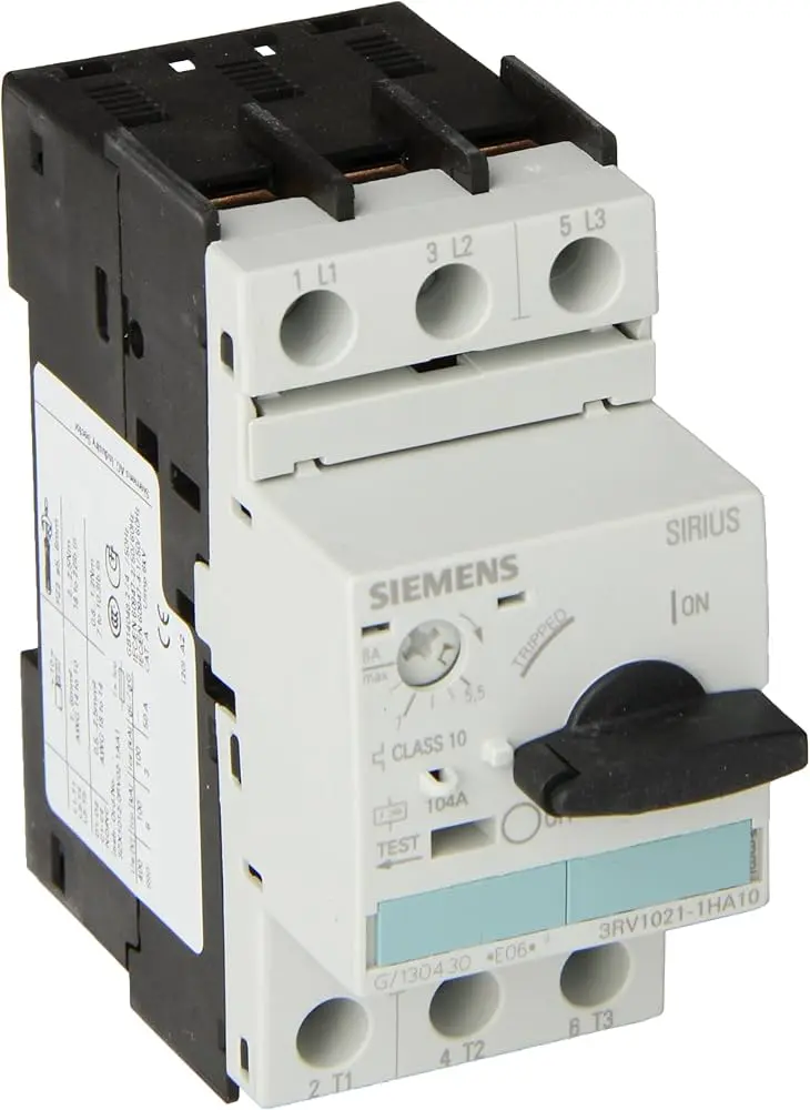 SIEMENS Arranque y cierre manual, tipo abierto, rango de a (New)