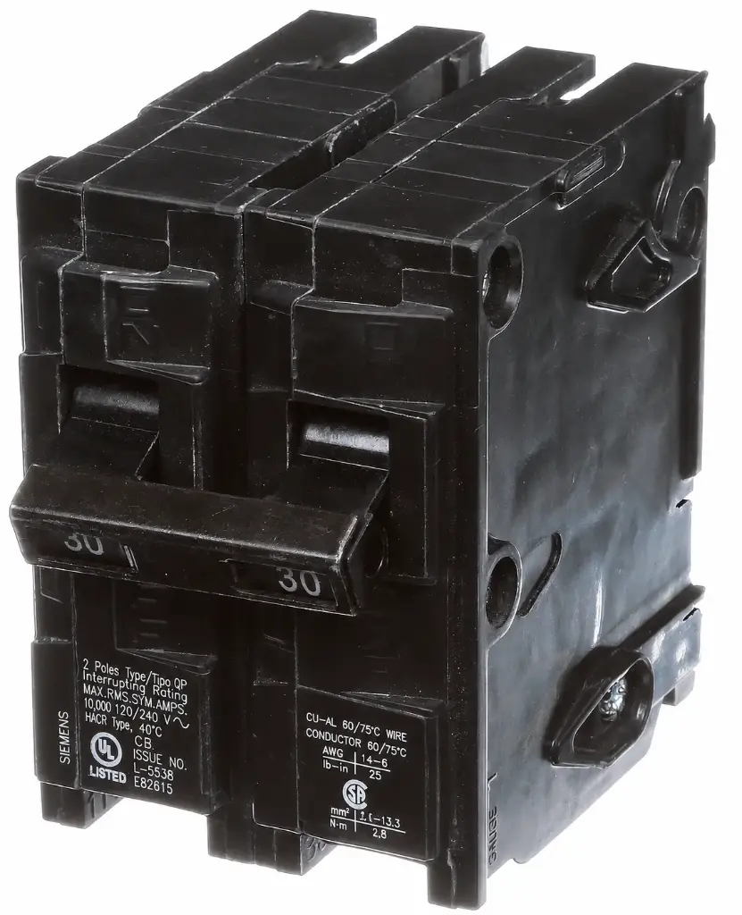 SIEMENS/EP BREAKER QP 2P 30A 120/240V 10K (New)