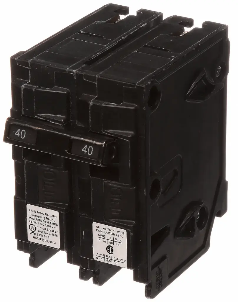 SIEMENS/EP BREAKER QP 2P 40A 120/240V 10K (New)