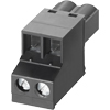 [6GK5980-0BB00-0AA5] SIEMENS/PA bloque de bornes de 2 polos para c (New)