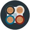 [6XV1801-2B] SIEMENS/PA Energy Cable, 4 hilos cable de energía, trencilla, (New)
