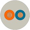 [6XV1812-8A] SIEMENS/PA Energy Cable, bifilar cable de ene (New)