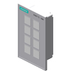 [6AV2127-1AB00-0LX1] SIEMENS/FA SIMATIC HMI KP8 PN LX, 8 short-str (New)