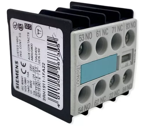 [3RH1911-1FA22] SIEMENS Auxiliary switch block, 22 2 NO +  (New)