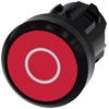 [3SU1000-0AB20-0AD0] SIEMENS/EP pulsador, 22 mm, redondo, plástico (New)