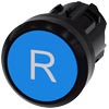 [3SU1000-0AB50-0AR0] SIEMENS/EP pulsador, 22 mm, redondo, plástico (New)