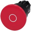[3SU1000-1BA20-0AD0] SIEMENS/EP pulsador de seta, 22 mm, redondo,  (New)