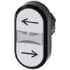 [3SU1000-3AB66-0AM0] SIEMENS/EP pulsador doble, 22 mm, redondo, pl (New)