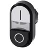 [3SU1000-3BB61-0AK0] SIEMENS/EP pulsador doble, 22 mm, redondo, pl (New)