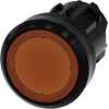 [3SU1001-0AB00-0AA0] SIEMENS/EP pulsador luminoso, 22 mm, redondo, (New)