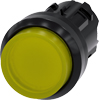 [3SU1001-0BB30-0AA0] SIEMENS/EP pulsador luminoso, 22 mm, redondo, (New)