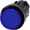 [3SU1001-0BB50-0AA0] SIEMENS/EP pulsador luminoso, 22 mm, redondo, (New)