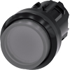 [3SU1001-0BB70-0AA0] SIEMENS/EP pulsador luminoso, 22 mm, redondo, (New)