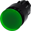 [3SU1001-1AA40-0AA0] SIEMENS/EP pulsador de seta iluminado, 22 mm, (New)