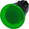 [3SU1001-1BD40-0AA0] SIEMENS/EP pulsador de seta iluminado, 22 mm, (New)