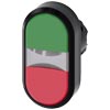 [3SU1001-3AB42-0AA0] SIEMENS/EP pulsadores dobles iluminado, 22 mm (New)