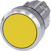 [3SU1050-0AA30-0AA0] SIEMENS/EP pulsador, 22 mm, redondo, metal, b (New)