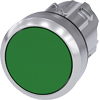 [3SU1050-0AA40-0AA0] SIEMENS/EP pulsador, 22 mm, redondo, metal, b (New)