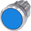 [3SU1050-0AA50-0AA0] SIEMENS/EP pulsador, 22 mm, redondo, metal, b (New)