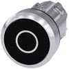 [3SU1050-0AB10-0AD0] SIEMENS/EP pulsador, 22 mm, redondo, metal, b (New)