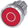 [3SU1050-0AB20-0AD0] SIEMENS/EP pulsador, 22 mm, redondo, metal, b (New)