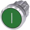[3SU1050-0AB40-0AC0] SIEMENS/EP pulsador, 22 mm, redondo, metal, b (New)