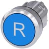 [3SU1050-0AB50-0AR0] SIEMENS/EP pulsador, 22 mm, redondo, metal, b (New)