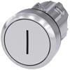 [3SU1050-0AB60-0AC0] SIEMENS/EP pulsador, 22 mm, redondo, metal, b (New)