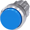 [3SU1050-0BB50-0AA0] SIEMENS/EP pulsador, 22 mm, redondo, metal, b (New)