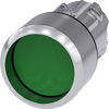 [3SU1050-0CB40-0AA0] SIEMENS/EP pulsador, 22 mm, redondo, metal, b (New)