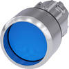 [3SU1050-0CB50-0AA0] SIEMENS/EP pulsador, 22 mm, redondo, metal, b (New)