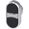 [3SU1050-3AB11-0AA0] SIEMENS/EP pulsador doble, 22 mm, redondo, me (New)