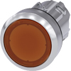 [3SU1051-0AB00-0AA0] SIEMENS/EP pulsador luminoso, 22 mm, redondo, (New)