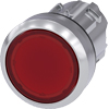 [3SU1051-0AB20-0AA0] SIEMENS/EP pulsador luminoso, 22 mm, redondo, (New)