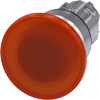 [3SU1051-1BD00-0AA0] SIEMENS/EP pulsador de seta iluminado, 22 mm, (New)