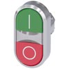 [3SU1051-3AB42-0AK0] SIEMENS/EP pulsadores dobles iluminado, 22 mm (New)
