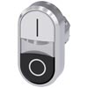 [3SU1051-3AB61-0AK0] SIEMENS/EP pulsadores dobles iluminado, 22 mm (New)