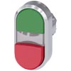 [3SU1051-3BB42-0AA0] SIEMENS/EP pulsadores dobles iluminado, 22 mm (New)