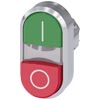 [3SU1051-3BB42-0AK0] SIEMENS/EP pulsadores dobles iluminado, 22 mm (New)