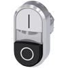 [3SU1051-3BB61-0AK0] SIEMENS/EP pulsadores dobles iluminado, 22 mm (New)