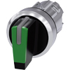 [3SU1052-2BM40-0AA0] SIEMENS/EP selector, iluminable, 22 mm, redon (New)