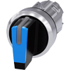 [3SU1052-2BM50-0AA0] SIEMENS/EP selector, iluminable, 22 mm, redon (New)