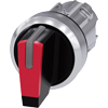 [3SU1052-2BN20-0AA0] SIEMENS/EP selector, iluminable, 22 mm, redon (New)