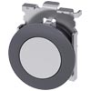 [3SU1060-0JA60-0AA0] SIEMENS/EP pulsador, 30 mm, redondo, metal, m (New)