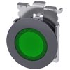 [3SU1061-0JA40-0AA0] SIEMENS/EP pulsador luminoso, 30 mm, redondo, (New)