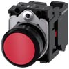 [3SU1100-0AB20-3CA0] SIEMENS/EP pulsador, 22 mm, redondo, plástico (New)