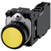 [3SU1100-0AB30-1FA0] SIEMENS/EP pulsador, 22 mm, redondo, plástico (New)