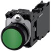 [3SU1100-0AB40-3FA0] SIEMENS/EP pulsador, 22 mm, redondo, plástico (New)