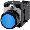 [3SU1100-0AB50-3BA0] SIEMENS/EP pulsador, 22 mm, redondo, plástico (New)