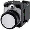 [3SU1100-0AB60-3BA0] SIEMENS/EP pulsador, 22 mm, redondo, plástico (New)